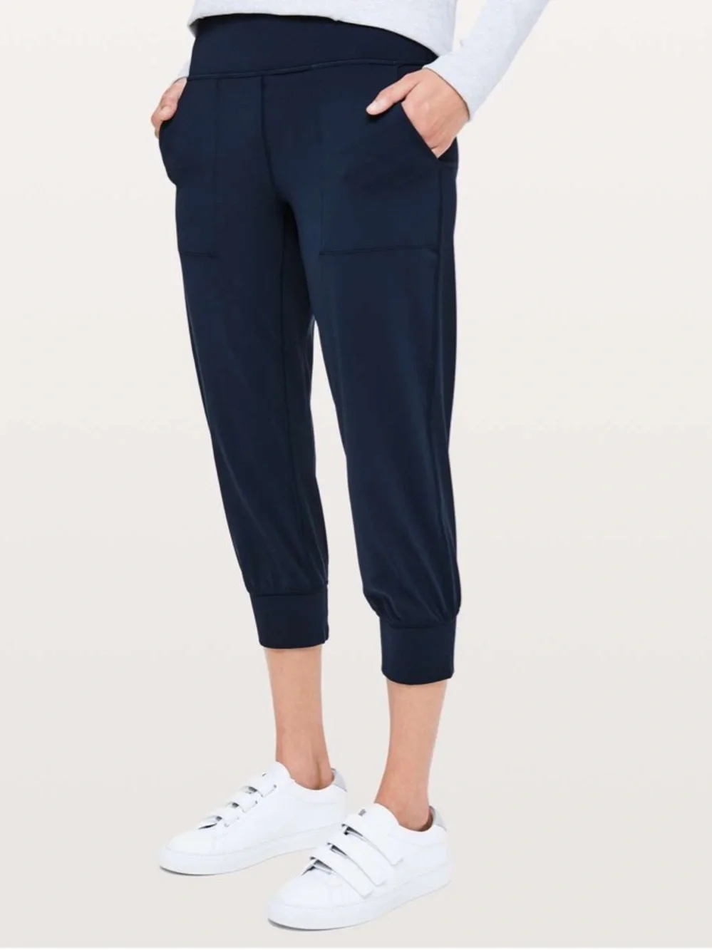 Lululemon Align High-Rise Jogger Crop 23” True Navy Nulu Yoga Pants Size 6